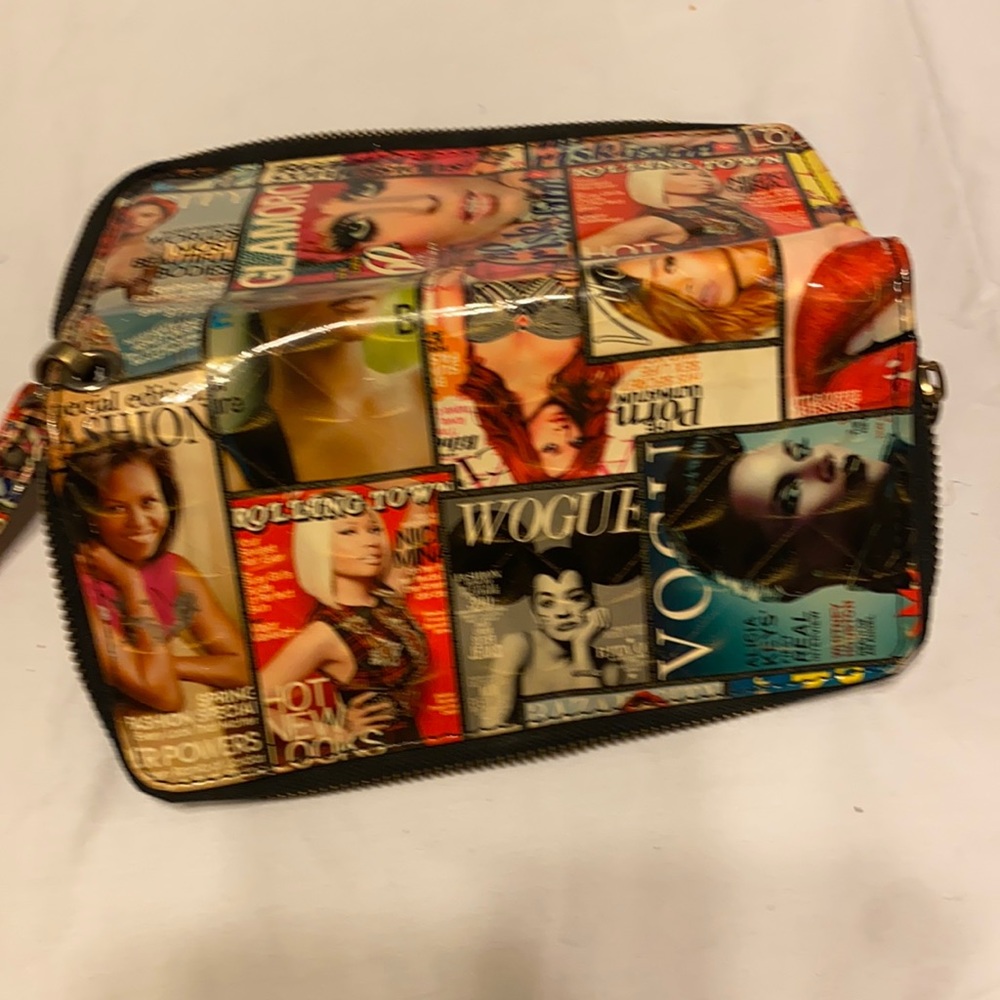 Old school wallet with all the celebrities on it
